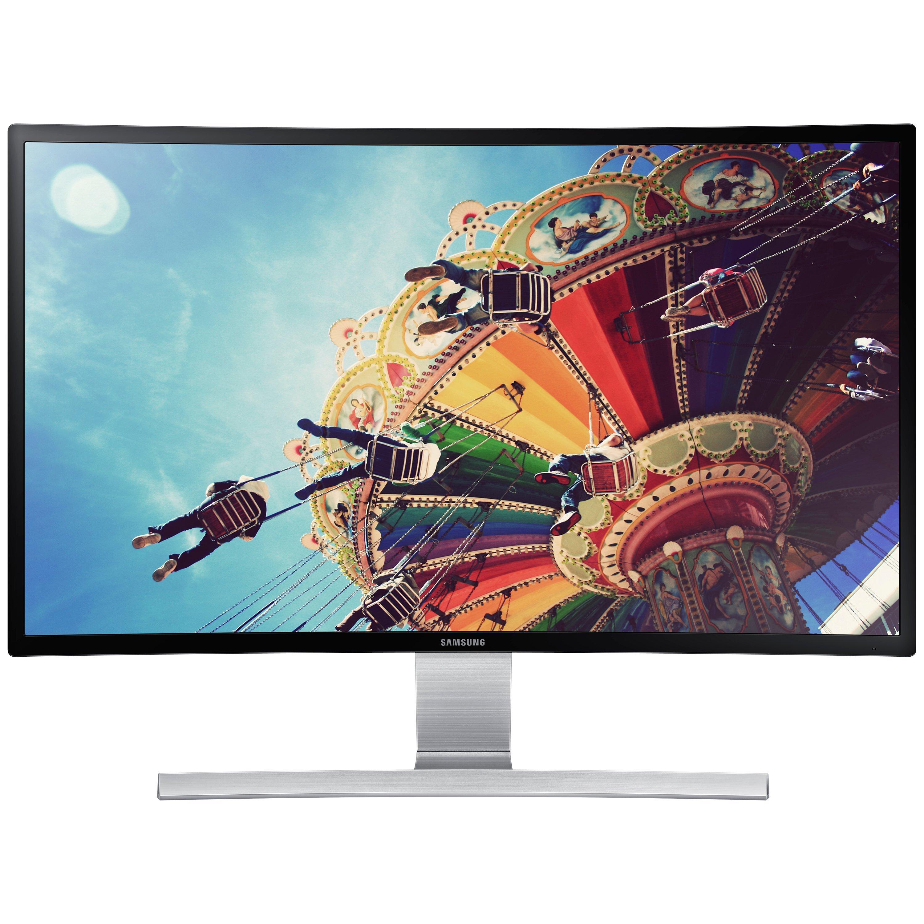 Samsung LS27D590C Curved Full HD LED PC Monitor with built-in speakers, 27", Black