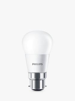 Philips 4W BC LED Golf Ball Bulb, Frosted, Frosted