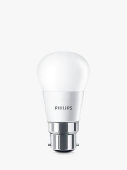Philips 5W BC LED Golf Ball Bulb, Frosted, Frosted