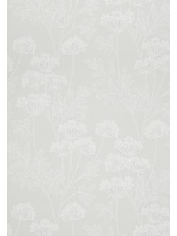 John Lewis Cow Parsley Wallpaper, Grey