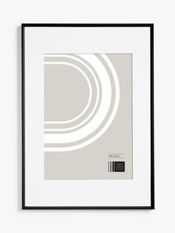 John Lewis Aluminium Photo Frame, A2 with A3 Mount, Black