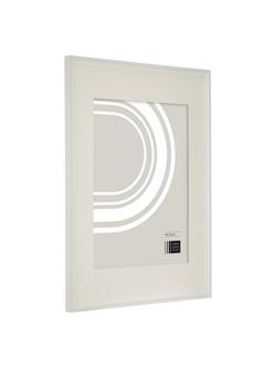 John Lewis Aluminium Photo Frame, A2 with A3 Mount - view 2, White