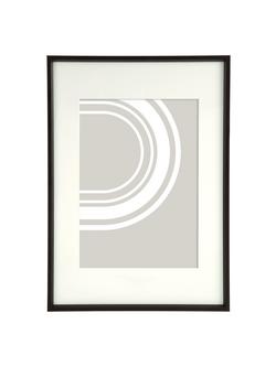 John Lewis Aluminium Photo Frame, A3 with A4 Mount, Black