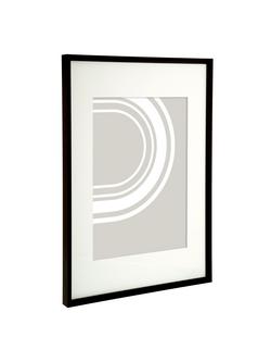 John Lewis Aluminium Photo Frame, A3 with A4 Mount - view 2, Black
