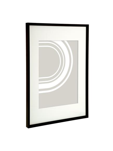 John Lewis Aluminium Photo Frame, A3 with A4 Mount - view 2, Black