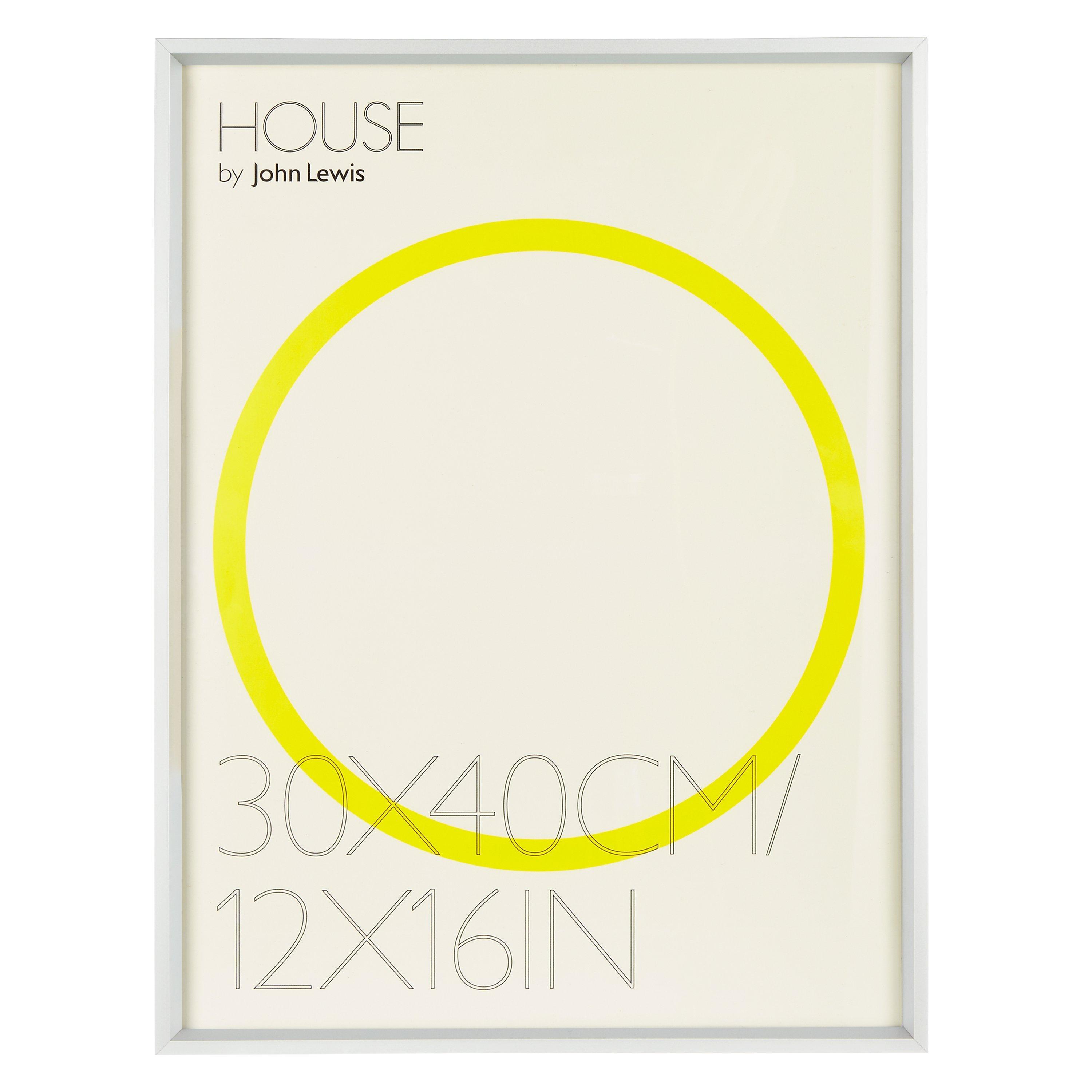 House by John Lewis Aluminium Photo Frame, 12 x 16" (30 x 40cm)