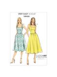 Vogue Very Easy Women's A-Line Sleeveless Dress Sewing Pattern, 9100