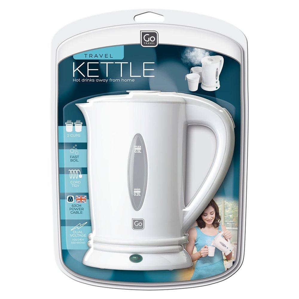 Go Travel 690 UK Travel Kettle, White