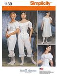 Simplicity Women's 19th Century Underwear Sewing Pattern, 1139