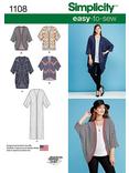 Simplicity Women's Kimonos Sewing Pattern, 1108