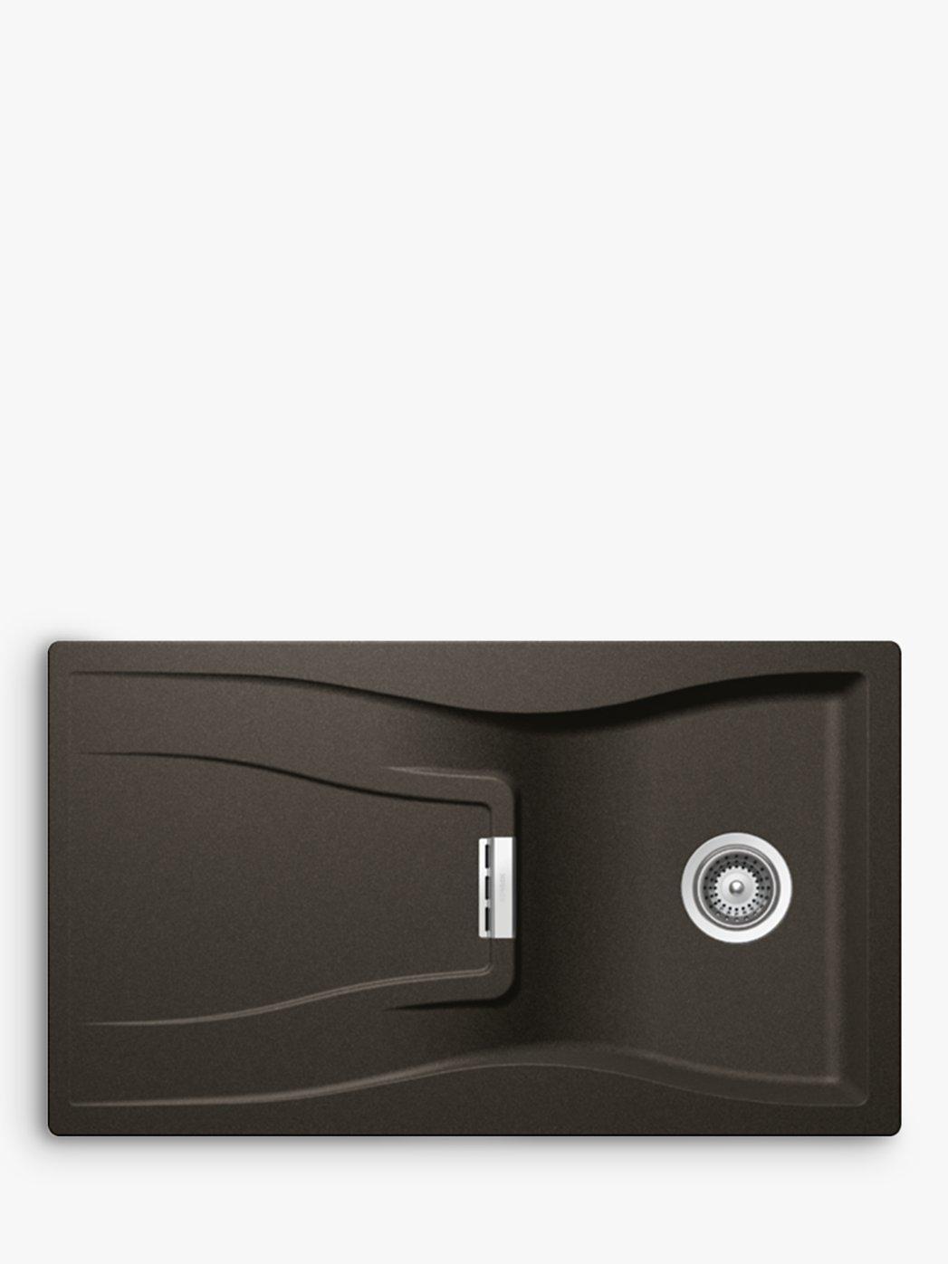 Schock Waterfall Single Bowl Kitchen Sink, Carbonium