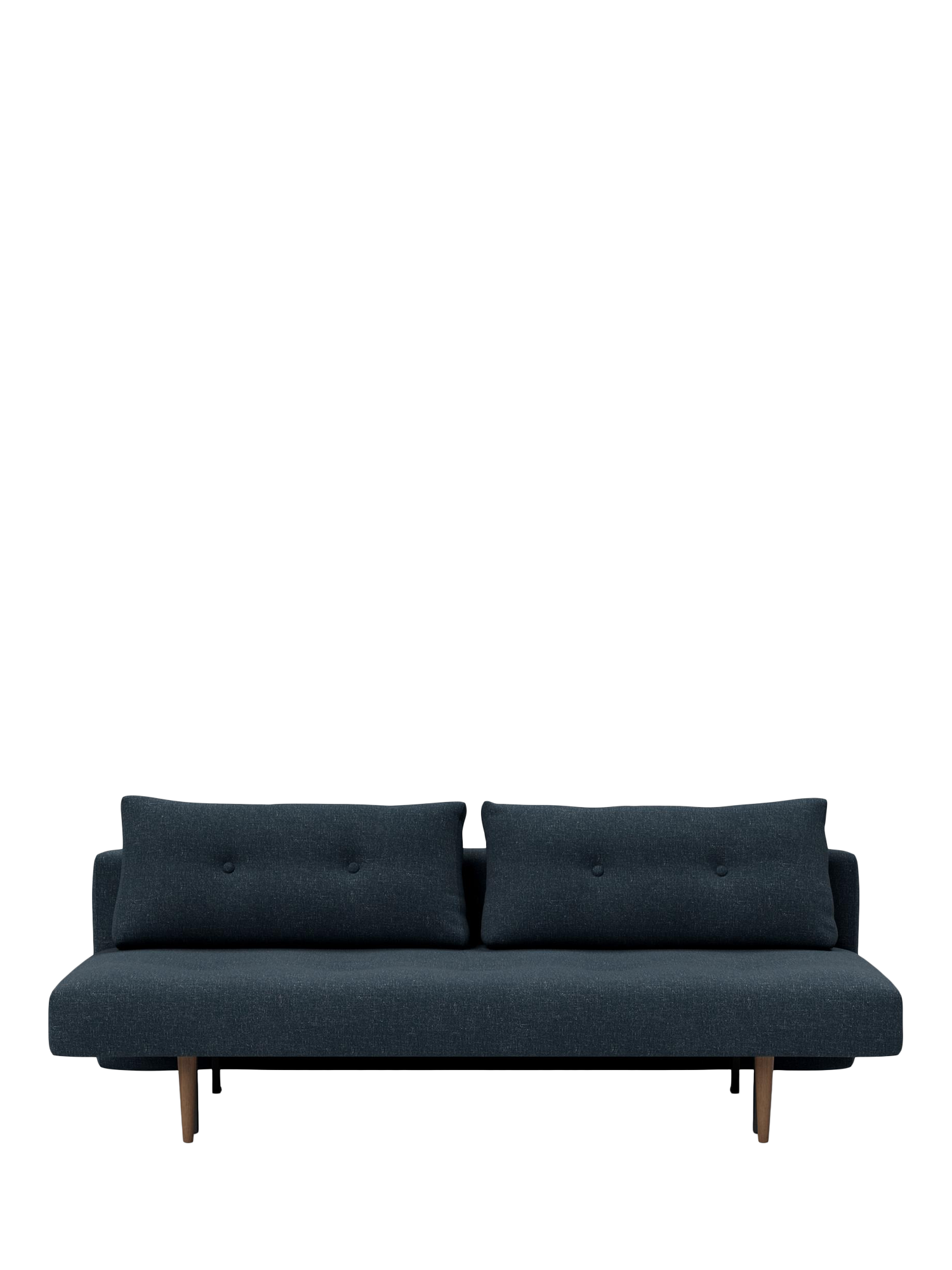 Recast Range, Innovation Living Recast Sofa Bed with Pocket Sprung Mattress, Dark Leg, Blue Nist