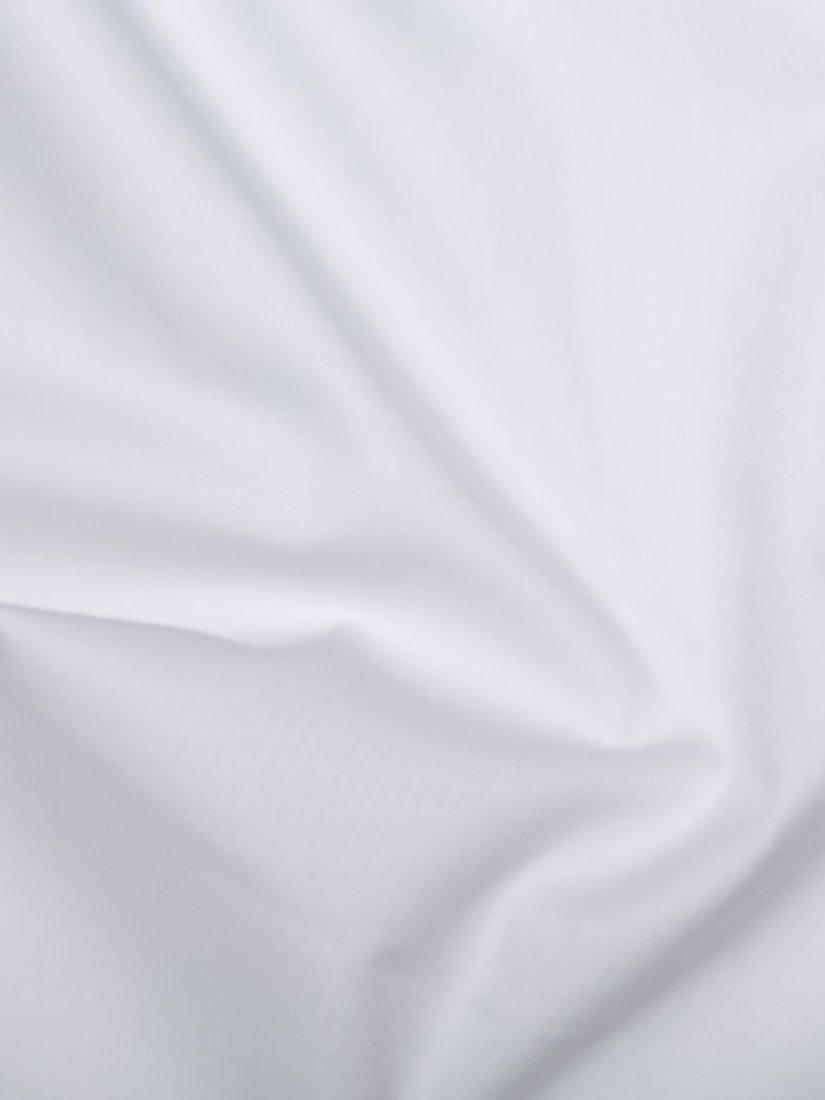 Gaberdine Fabric, White