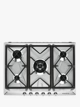 Smeg SR975XGH Victoria Integrated Gas Hob, Stainless Steel