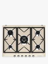 Smeg SR975PGH Victoria Integrated 70cm Gas Hob, Cream