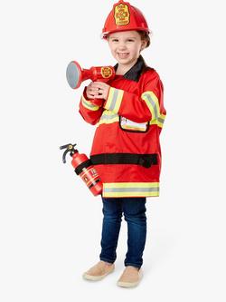 Melissa & Doug Fire Chief Children's Costume, 3-6 years, 