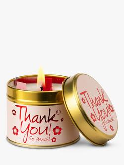 Lily-flame Thank You! Scented Tin Candle, 230g, Pink