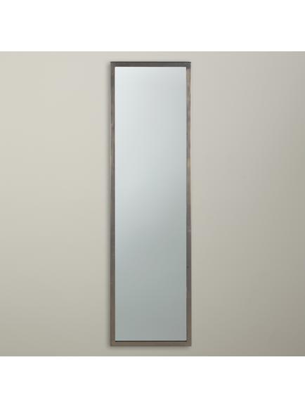 John Lewis Ivey Rectangular Mirror, 107 x 31cm, Pewter