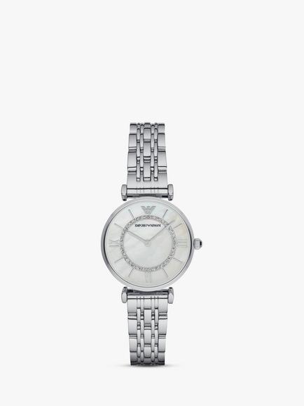 Emporio Armani Women's Bracelet Strap Watch, Silver Ar1908