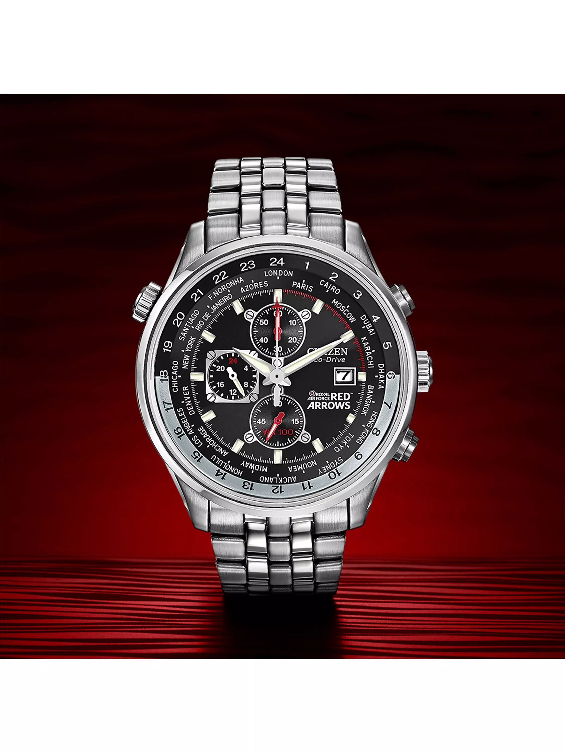 Citizen red arrows shops chronograph