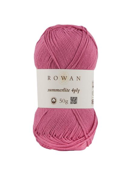 Rowan Summerlite 4 Ply Yarn, 50g, Pinched Pink
