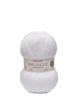Sirdar Snuggly DK Yarn, 100g, White 251