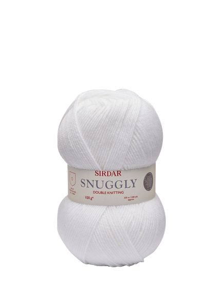 Sirdar Snuggly DK Yarn, 100g, White 251