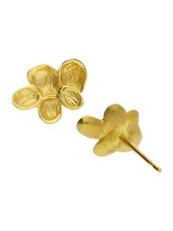 London Road 9ct Gold Kew Earrings, Gold, Gold