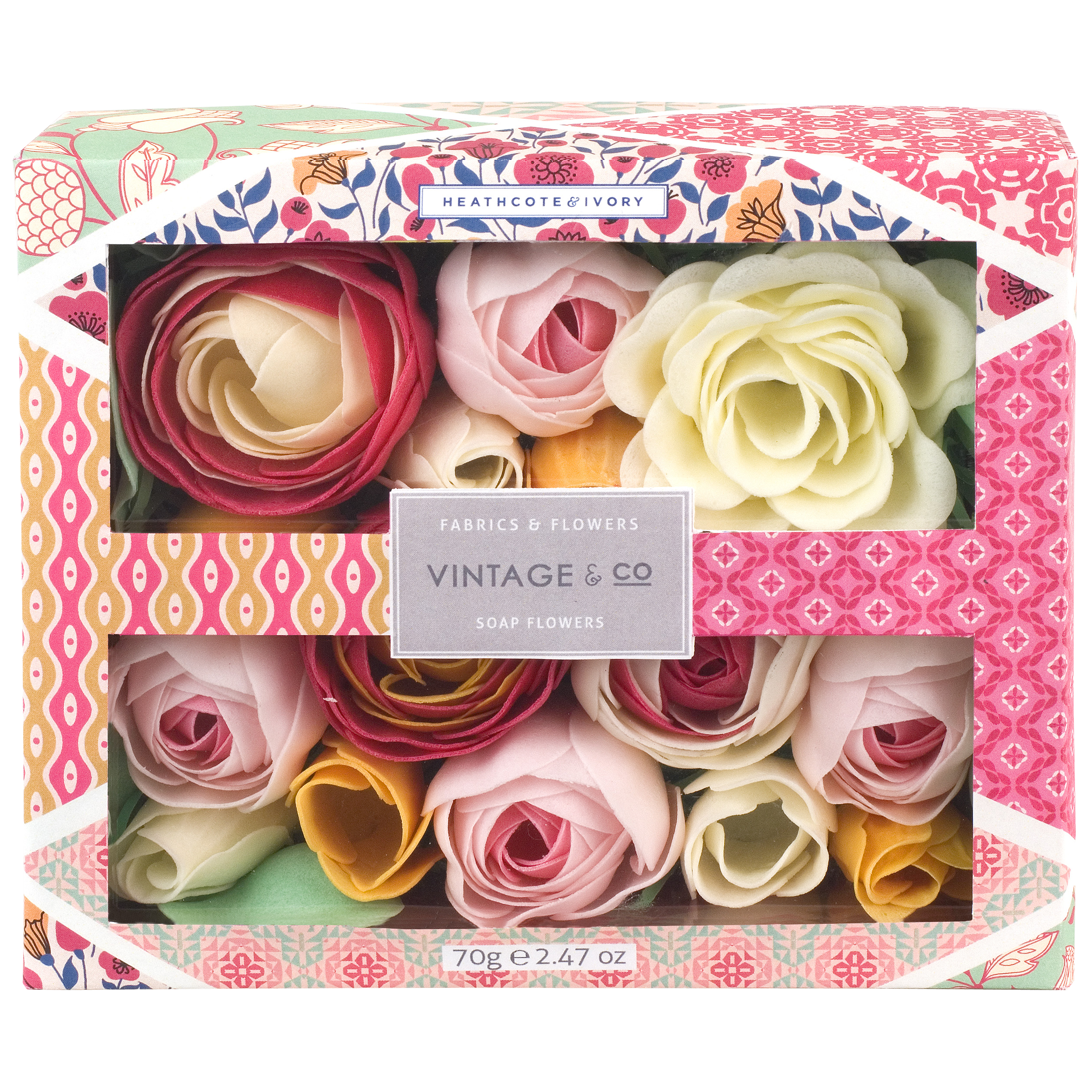 Vintage & Co. Fabric & Flowers Soap Flowers