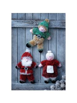 King Cole Tinsel Chunky Yarn, 50g - view 2, Claret 215