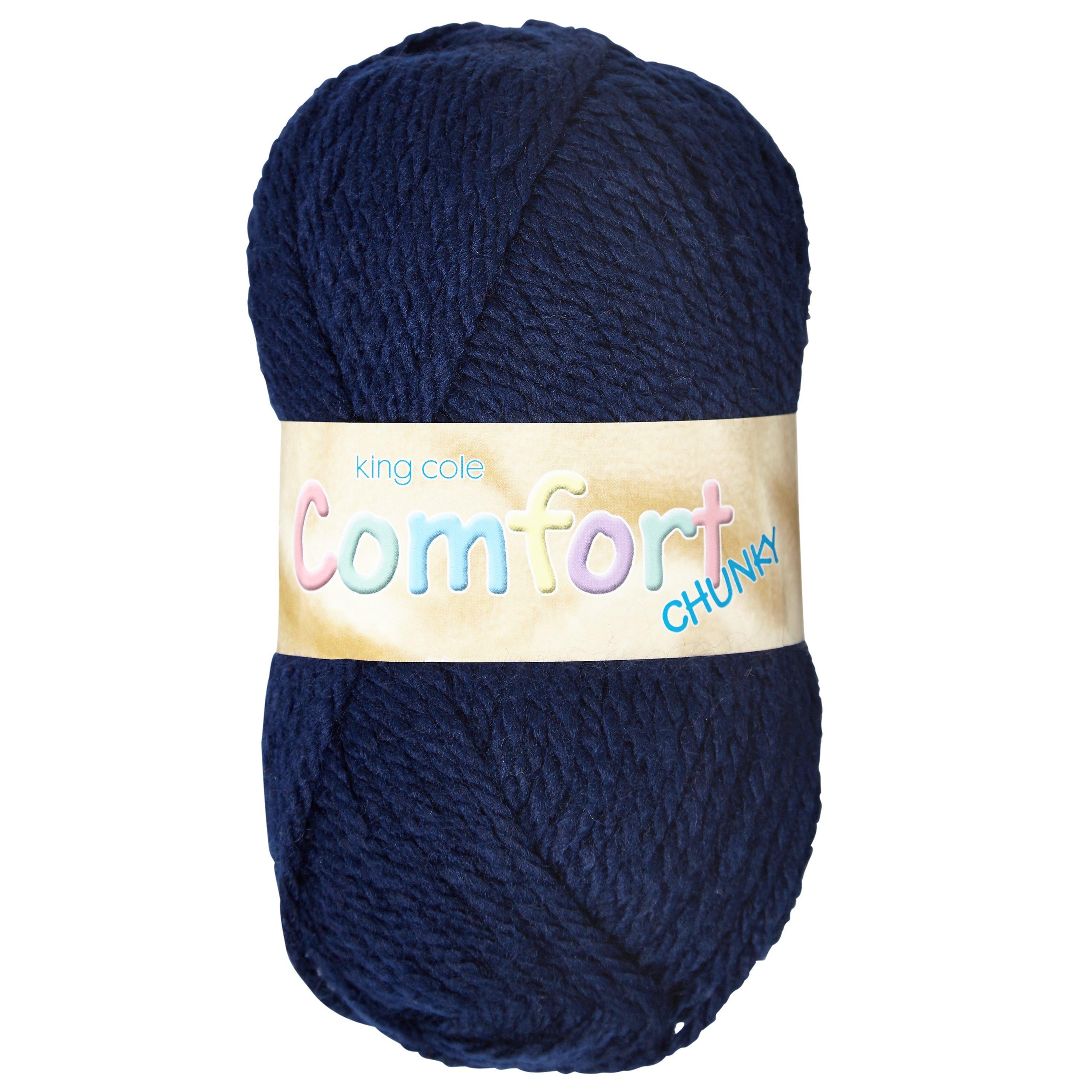 King Cole Comfort Chunky Yarn, 100g, 1507 Navy