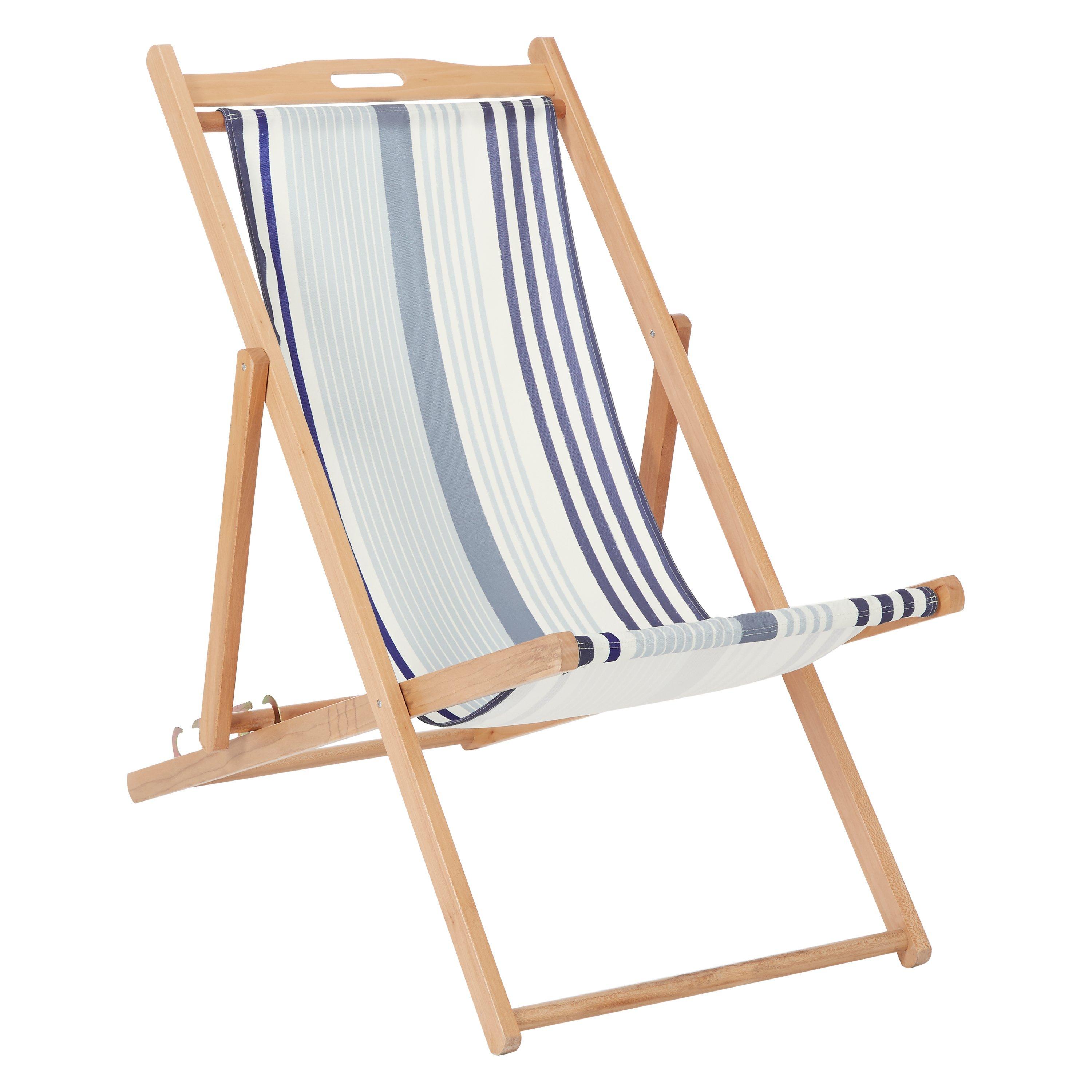 John Lewis Coastal Striped Deckchair Sling & House by John Lewis Deck Chair Frame
