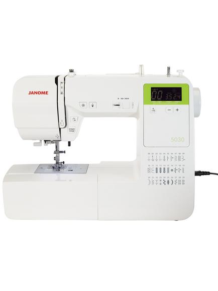 Janome 5030 Sewing Machine, White, White