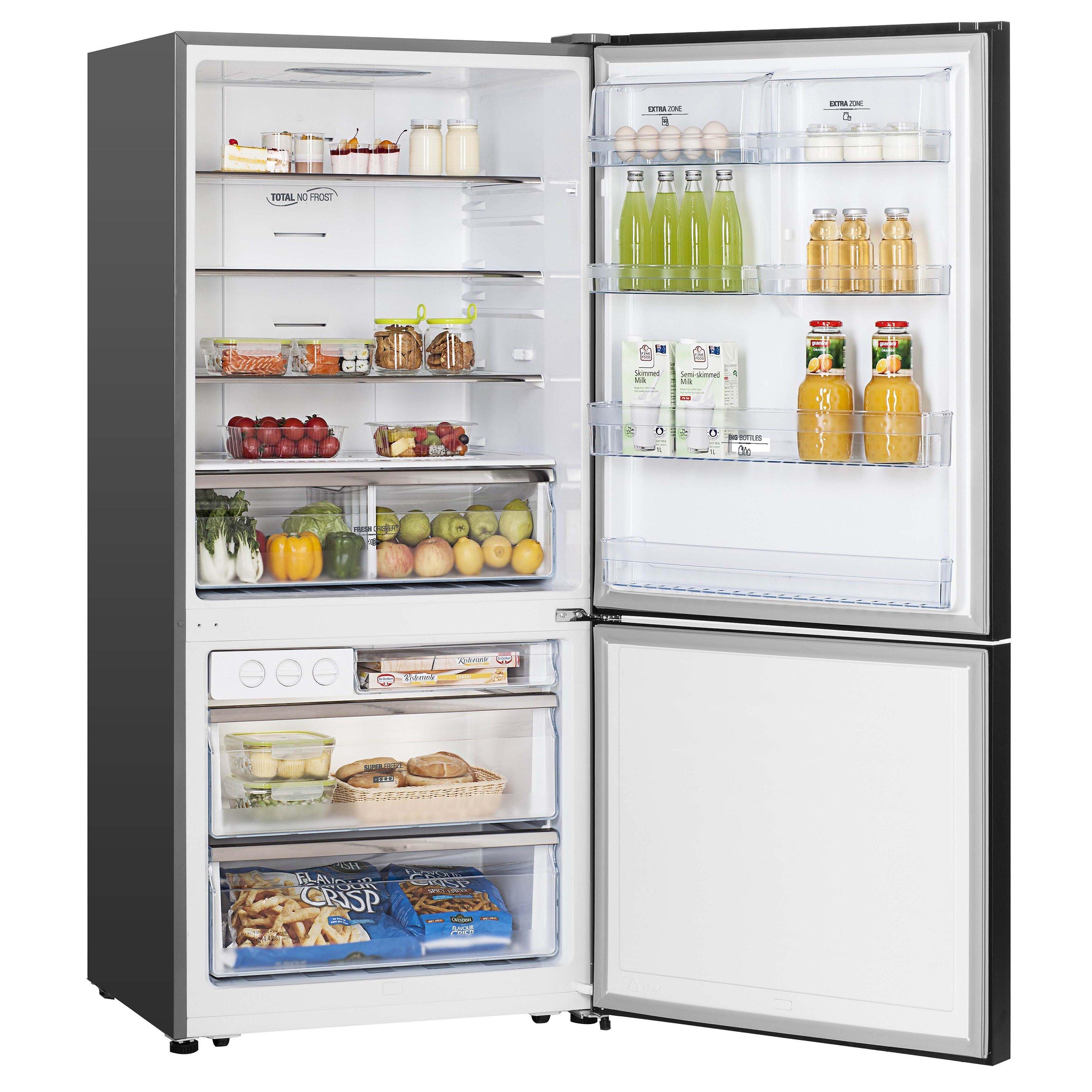Hotpoint BMD725GHF Fridge Freezer A Energy Rating 80cm Wide Black