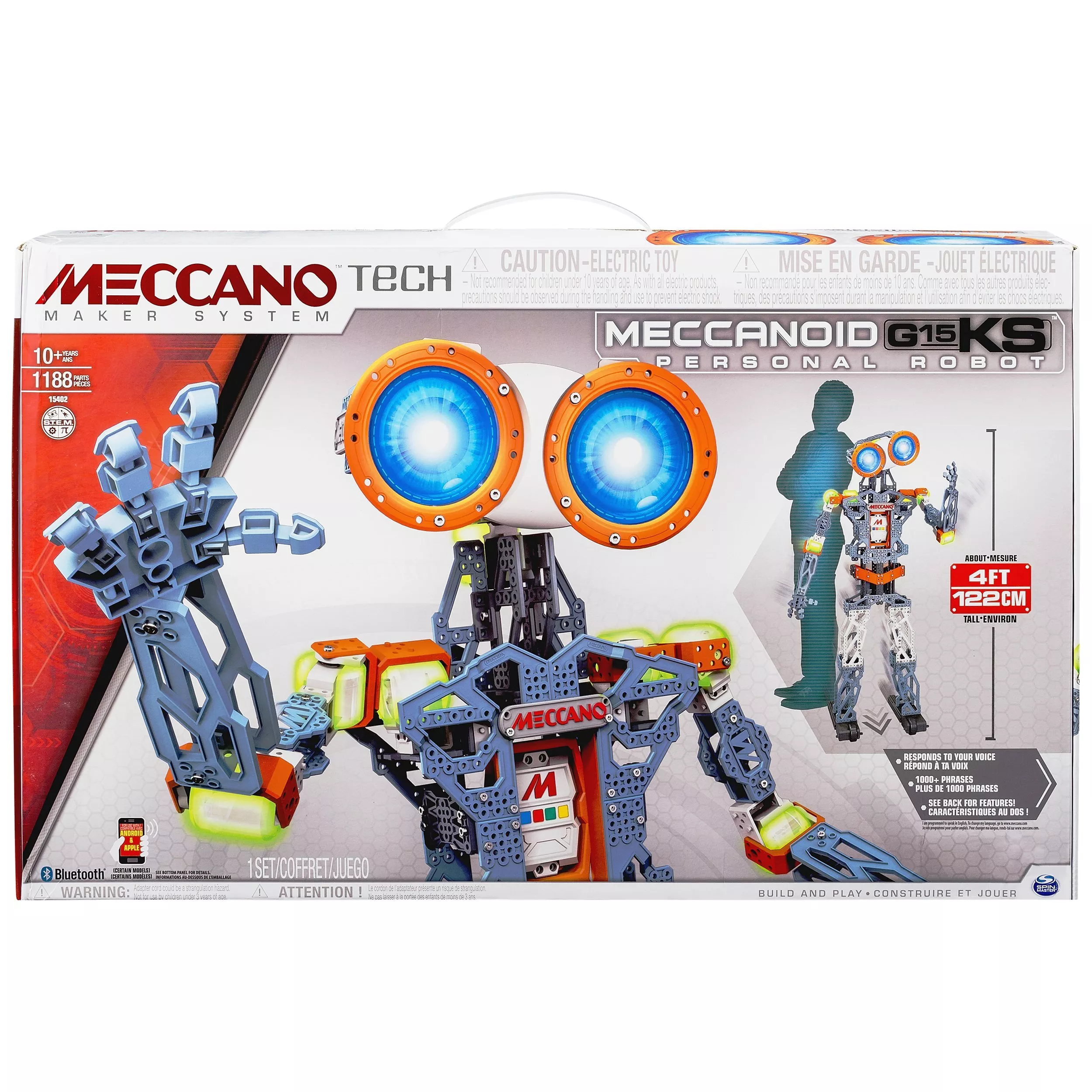 Meccano Tech Maker System Meccanoid sale G15 KS Personal Robot 15402 (4 Feet Tall)