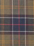 Barbour Tartan Quilted Dog Bed, Olive Green