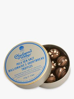Charbonnel et Walker Billionaire Shortbread Truffles, Box of 8, 125g, 