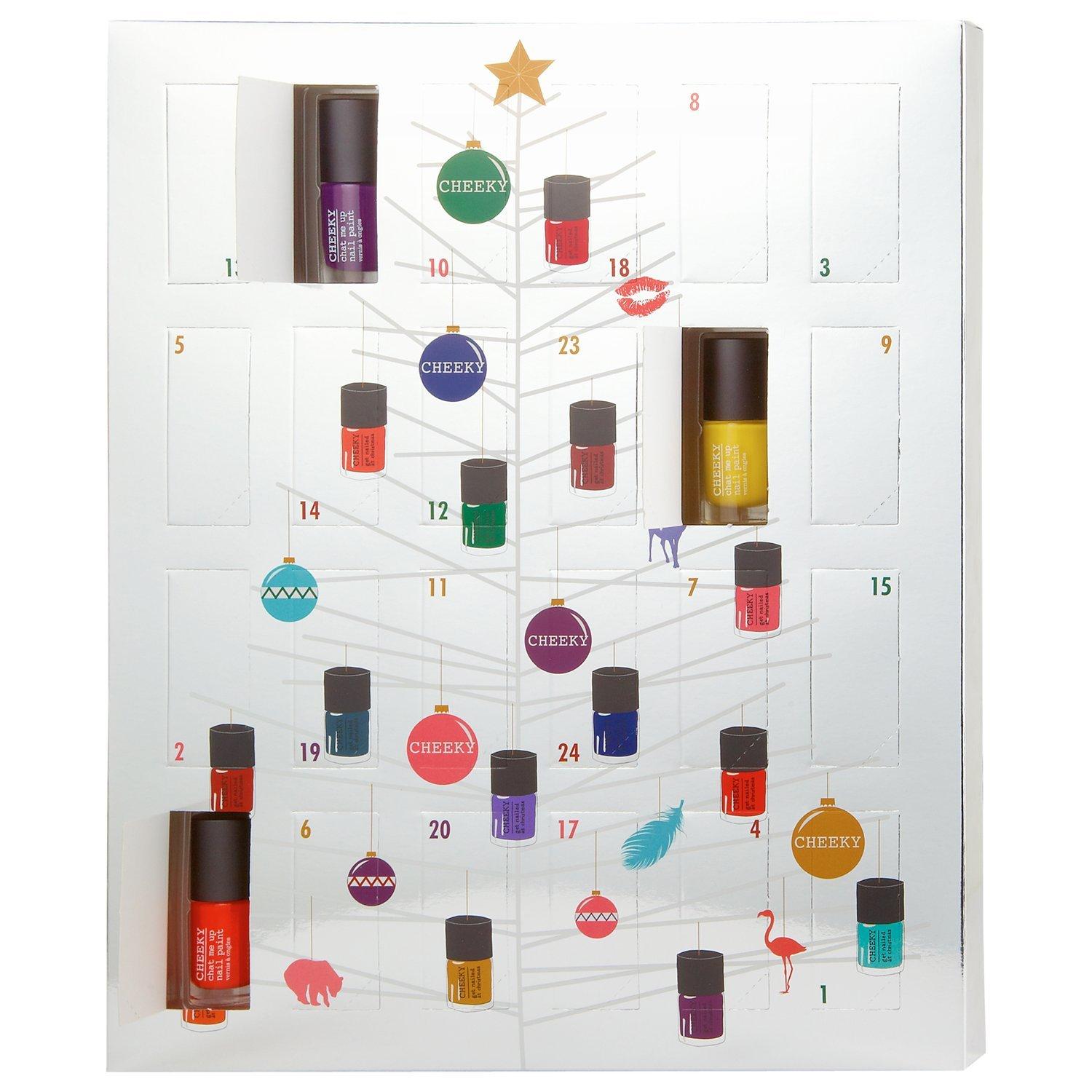 CHEEKY Nail Polish Advent Calendar, 24 x 5 ml
