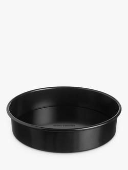John Lewis Professional Non-Stick Loose Base Cake Tin, 20cm, Black