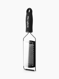 Microplane Fine Grater, Black/Silver