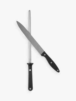 John Lewis Classic Sharpening Steel, 25cm - view 2, 
