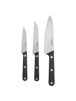 John Lewis Classic Knife Set, 3 Piece, 