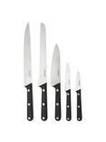 John Lewis Classic Filled Knife Block, Oak Wood, 5 Piece