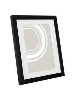 John Lewis Certificate Frame & Mount, A4, Black - view 2, Black