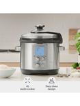 Sage BPR700BSS The Fast Slow Pro Multi Slow Cooker, Brushed Metal