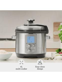Sage BPR700BSS The Fast Slow Pro Multi Slow Cooker, Brushed Metal - view 2, Brushed Metal