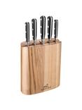 SABATIER Wood Filled Knife Block, 5 Piece