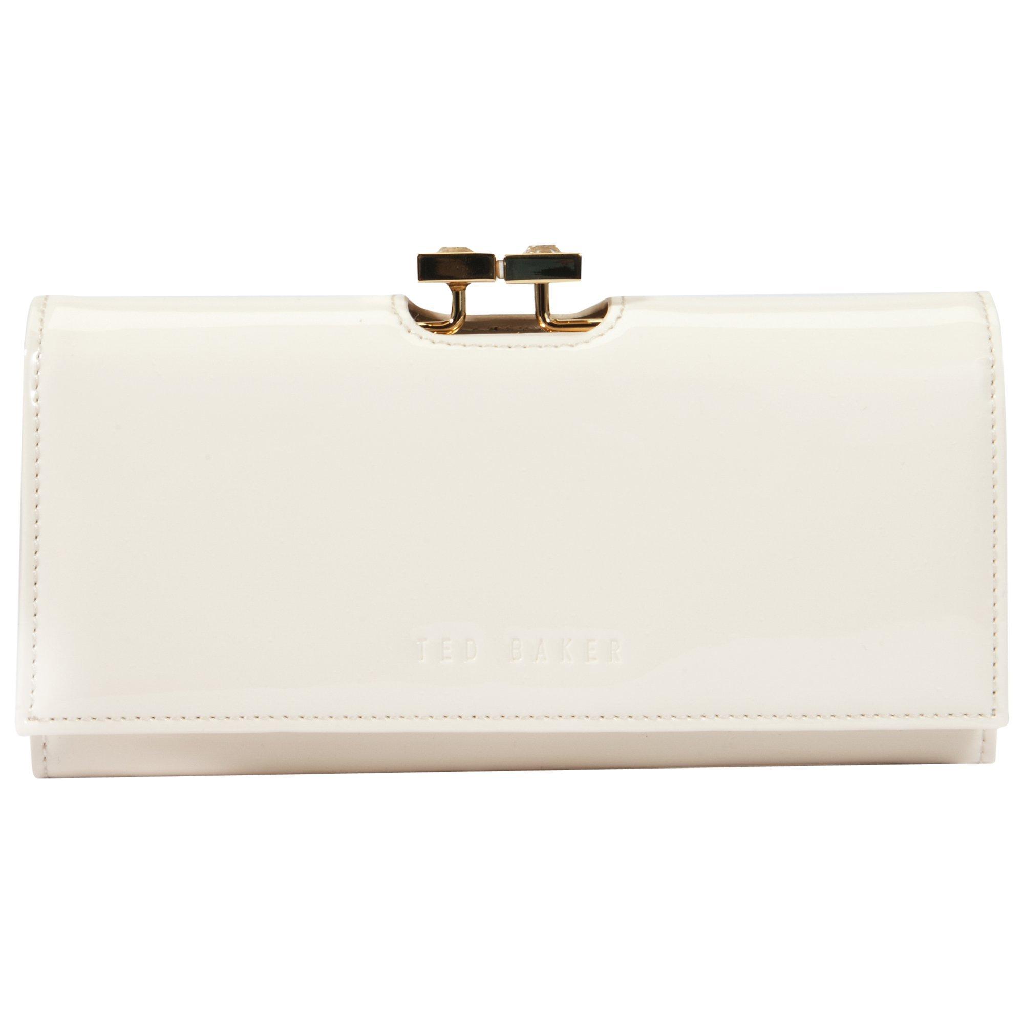 Ted Baker Kodee Patent Leather Crystal Bobble Matinee Purse, Natural