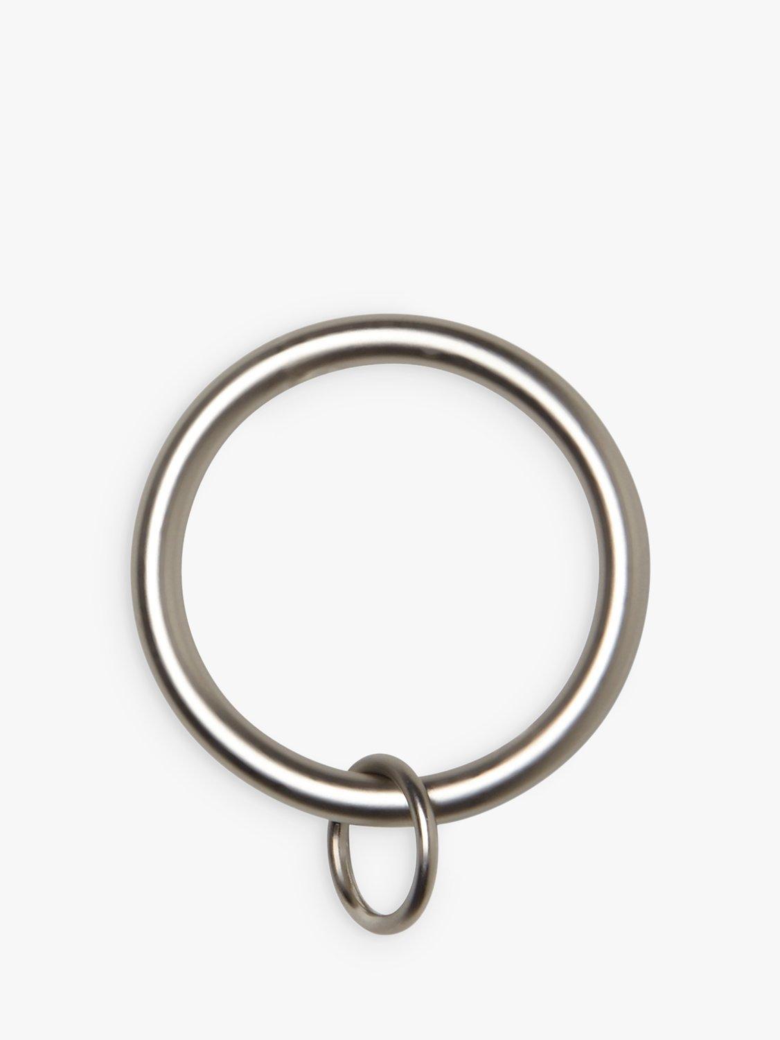 Umbra Nickel Curtain Rings, Pack of 6, Dia.25.4mm