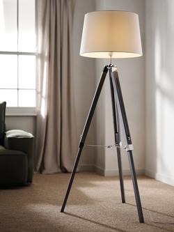 John Lewis Jacques Tripod Floor Lamp - view 2, Grey